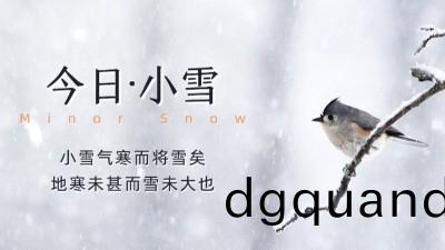 今日(ri)小雪：天(tian)漸(jian)寒(han)，雪漸(jian)盛，願(yuan)您(nin)安(an)康(kang)！